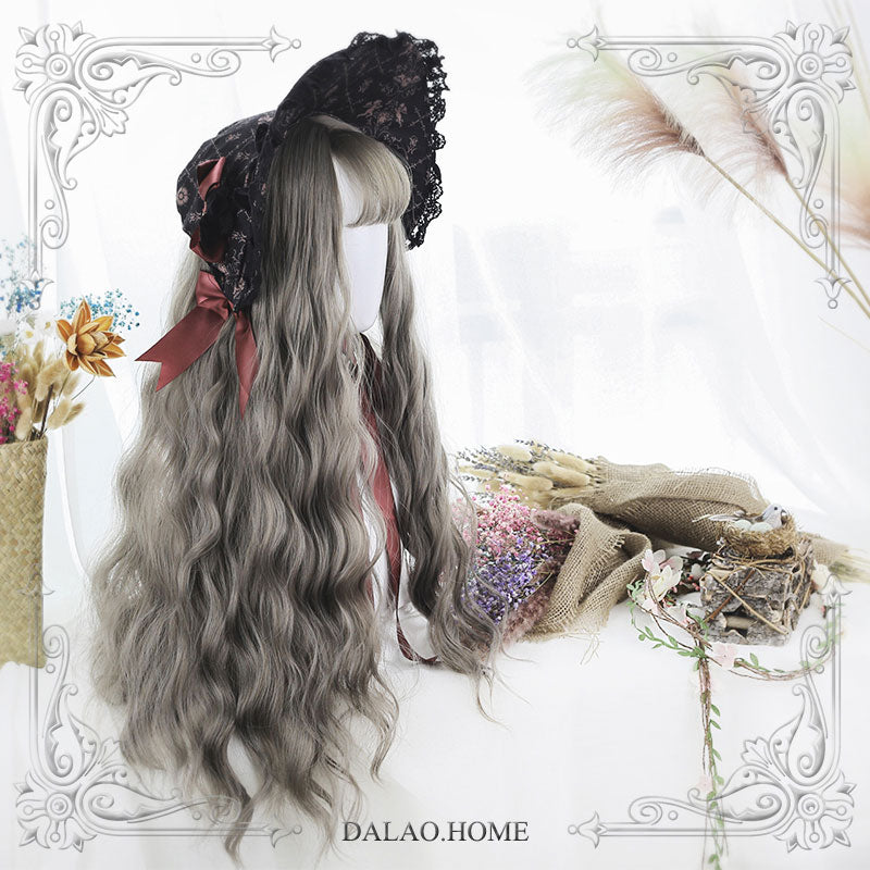 70cmForestSoftGirlSabrinaLongWaterPatternRollCurlyLolitaWig