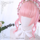 70cm+ Harajuku soft girl Pink Long Curly Lolita Wig