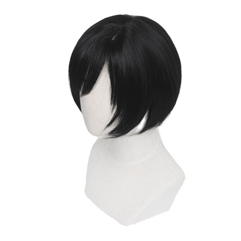 FF7 Yuffie Kisaragi Cosplay Wig Final Fantasy VII Cosplay Bob Black Short Wig