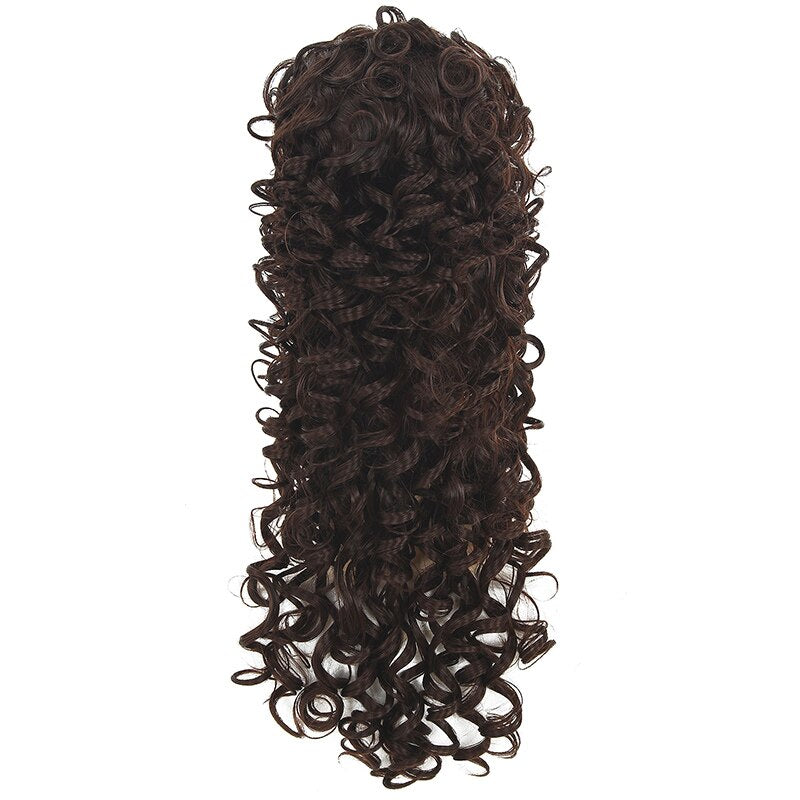 Curly Brown Cosplay Wig