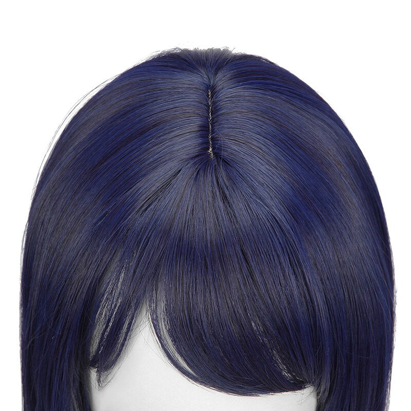 Genshin Impact Kujyo Sara Blue Cosplay Wig