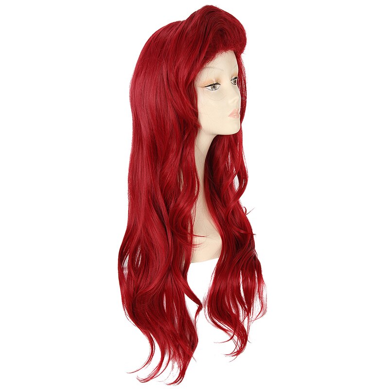 70cm Long Wavy Red for Women Cosplay Wig