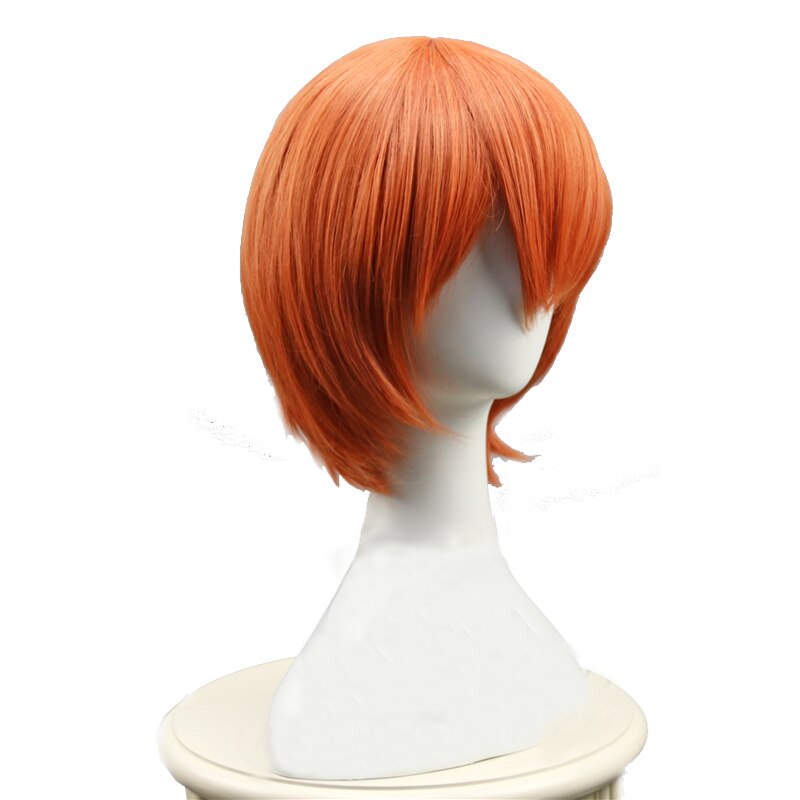 Love Live Rin Hoshizora Short Orange Cosplay Wig