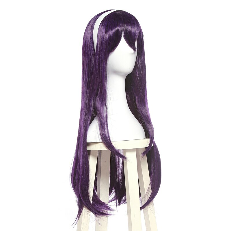 Saenai Heroine no Sodateka Utaha Kasumigaoka Long Dark Purple Cosplay Wig