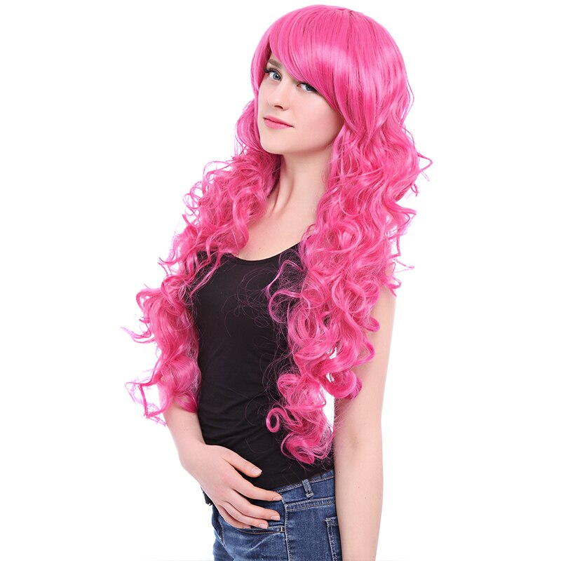 New 80cm Pink Little Pony Cosplay Wig