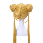 Usagi Tsukino Cosplay Wigs Super Long Blonde Wigs with Buns Heat Resistant Cosplay Wig