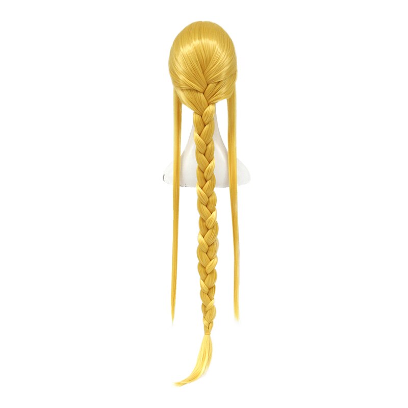 Sword Art Online Alicization Alice Zuberg Long Yellow Cosplay Wig