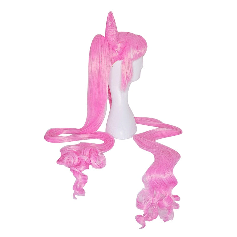 Chibiusa Tsukino Long Pink Cosplay Wig