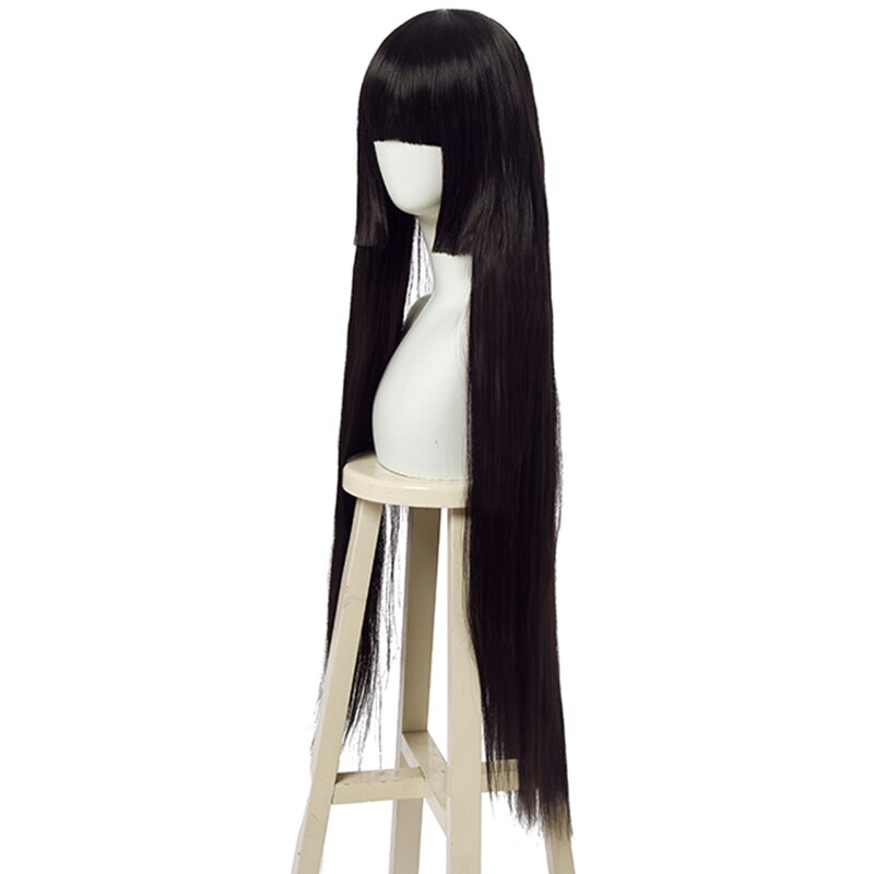 Kakegurui Yumeko Jabami Long Black Wig with Bangs