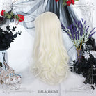 Ins Moonlight Natural Gentle White Long Curly Lolita Wig