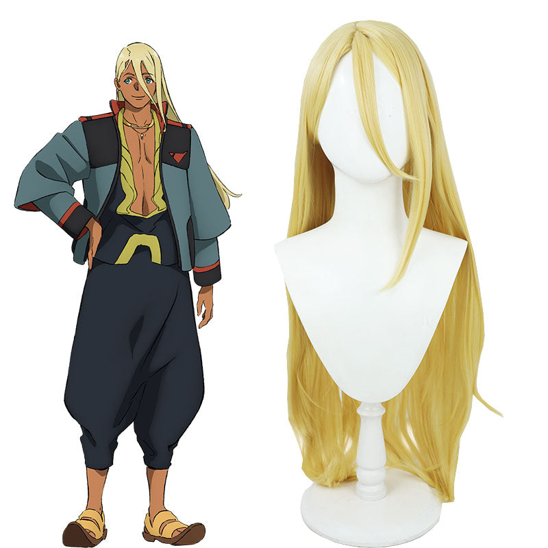 Mobile Suit Gundam THE WITCH FROM MERCURY Shaddiq Zenelli Cosplay Wig