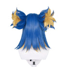 Game Neon Cosplay Wig 40cm Mixed Color Woman Cosplay Wigs