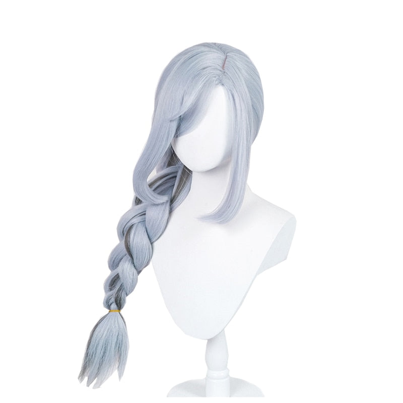 Game Genshin Impact ShenHe Gradient Color Long Straight Cosplay Wig