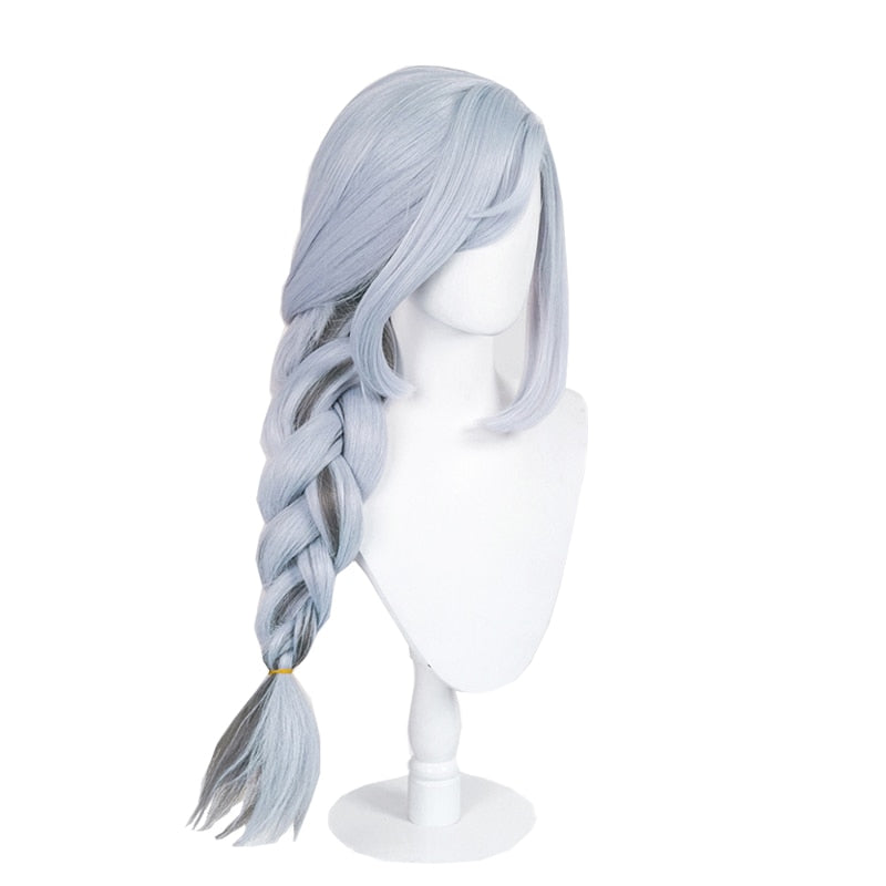 Game Genshin Impact ShenHe Gradient Color Long Straight Cosplay Wig